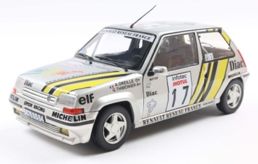 421186536 Renault 5 GT Turbo MK2 #17 Rallye Tour de Corse 1989 1:18